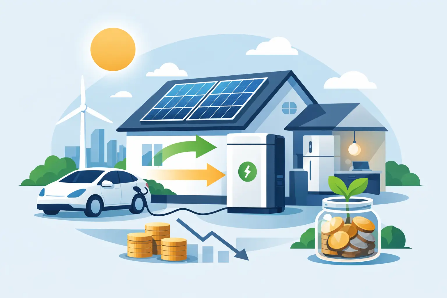 Read more about the article How Battery Storage Saves Money at Home