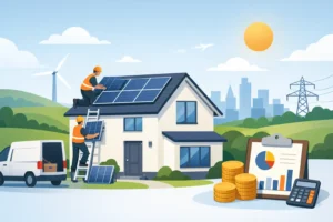 Read more about the article Solar Panel House Installation Cost in the UK