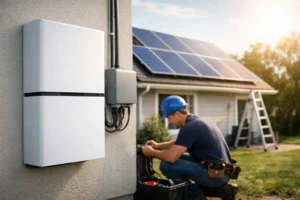 Read more about the article A Guide to Solar Battery Installation at Home